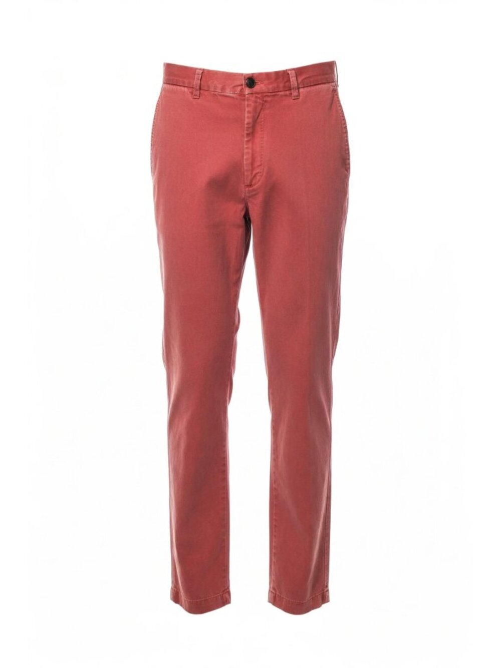 Men's Red or Coral Flat front Chino Pants-- ITEM #2492